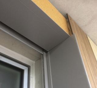 réalisation Encadrement de fenêtres et couvertines d'acrotères sur bardage bois-5-4