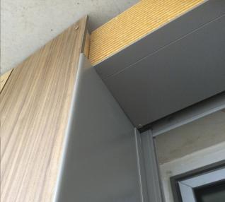 réalisation Encadrement de fenêtres et couvertines d'acrotères sur bardage bois-5-5