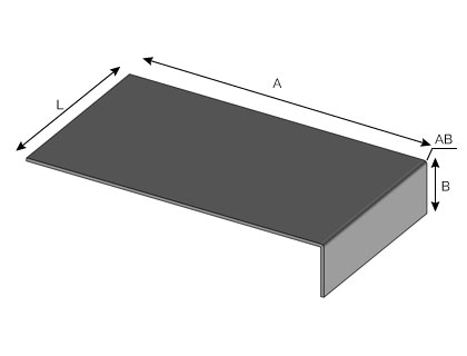 BA30 - Patte simple de fixation de bavette