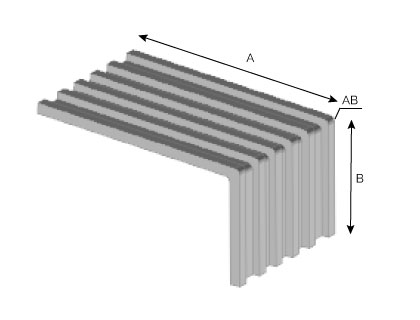 BA34 - Patte simple extrudée