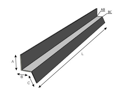 BC13 - Rive de mur pour bac acier