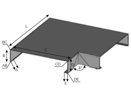 CD20 01 - Angle sortant pour couvertine mécanique