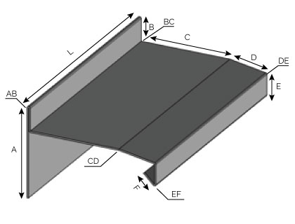 Solin de Départ -Flashing pour Toiture- Qualite Exterieure