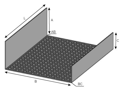 VB11 25 - Profilé de ventilation basse