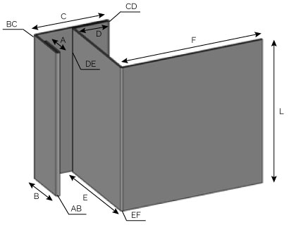 VB13 57 - Angle sortant pour véture