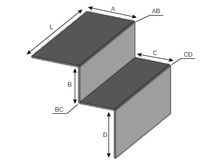 VB14 11 - Angle rentrant invisible pour bardage