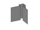 Image du produit : Angle sortant pour bardage - VB13 11