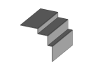 Image du produit : Angle rentrant sans recouvrement pour bardage - VB14 12